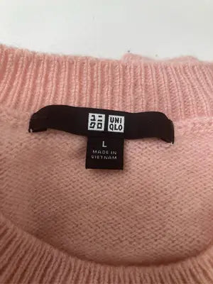 UNIQLO/ユニクロ/ニット/セーター/トップス/ピンク/L