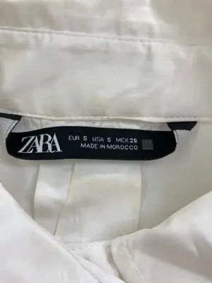 ZARA/ザラ/シャツ/ブラウス/トップス/ホワイト/S
