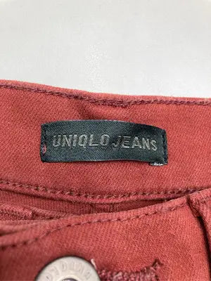 UNIQLO/ユニクロ/デニムパンツ/パンツ/レッド/28(71cm)