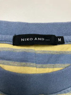 niko and .../ニコアンド/Tシャツ/カットソー/トップス/イエロー/M