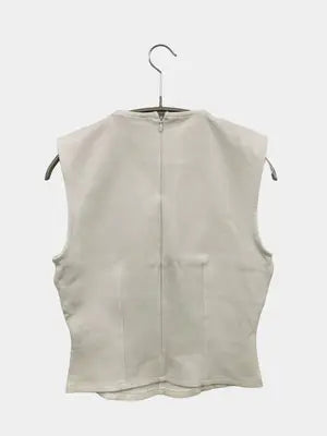 ZARA/ザラ/ベスト/トップス/ホワイト/USA M