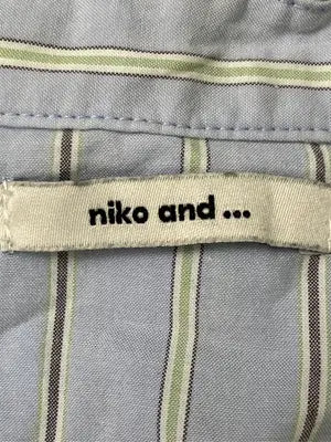 niko and .../ニコアンド/シャツ/ブラウス/トップス/スカイブルー/F