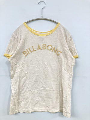 BILLA BONG/ビラボン/Tシャツ/カットソー/トップス/アイボリー/M