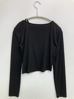 Shang Pin/Tシャツ/カットソー/トップス/ブラック