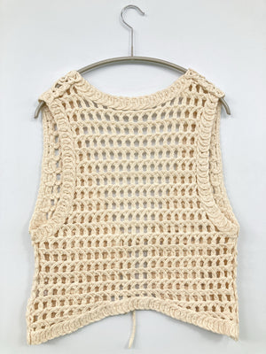 RIVIETTA/ベスト/トップス/アイボリー/M   バスト79～87　身長154～162