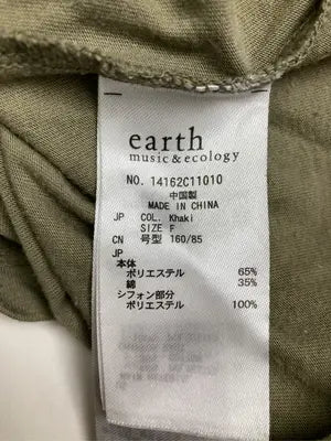 earth music&ecology/アースミュージックアンドエコロジー/Tシャツ/カットソー/トップス/カーキ/F