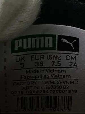 PUMA/プーマ/スニーカー/シューズ/ブラック/24cm