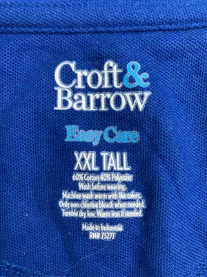 croft&barrow/クラフトアンドバロー/ポロシャツ/トップス/ブルー/XXL