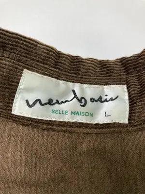 Belle Maison/ベルメゾン/シャツワンピース/ワンピース/ドレス/ブラウン/L