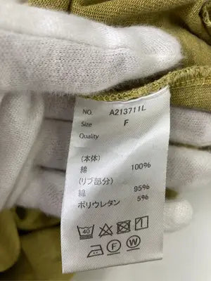 LUPILIEN/ルピリアン/Tシャツ/カットソー/トップス/イエロー/F