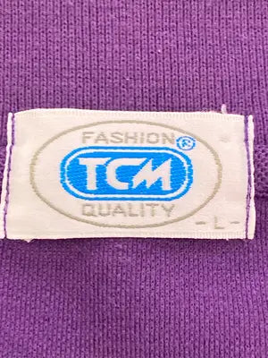 TCM/ポロシャツ/トップス/パープル/L
