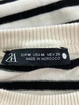 ZARA/ザラ/Tシャツ/カットソー/トップス/ホワイト/USA M