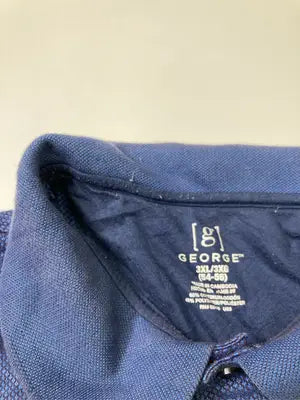GEORGE/ジョージ/ポロシャツ/トップス/ネイビー/3XL/3XG (54-56)