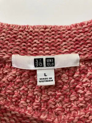 UNIQLO/ユニクロ/カーディガン/ボレロ/トップス/レッド/L