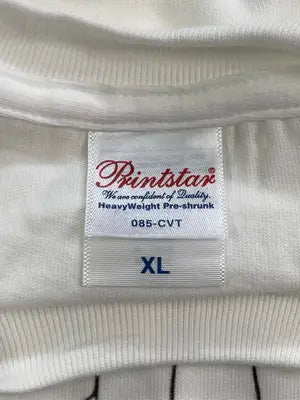 Printstar/プリントスター/Tシャツ/カットソー/トップス/ホワイト/XL