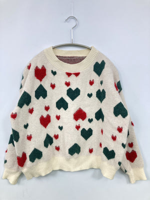 ニット/セーター/トップス/ホワイト