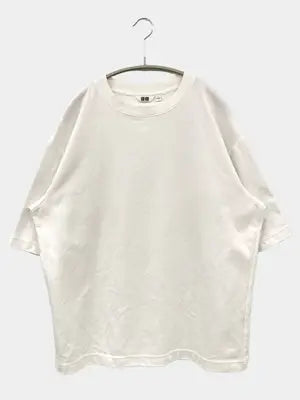 UNIQLO U/ユニクロユー/Tシャツ/カットソー/トップス/ホワイト/L
