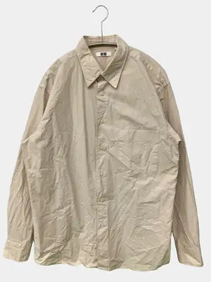 UNIQLO U/ユニクロユー/シャツ/ブラウス/トップス/ベージュ/L