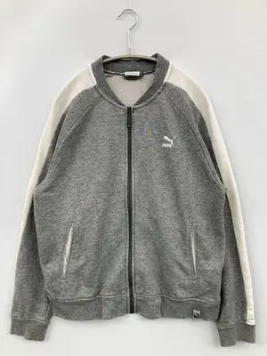 PUMA/プーマ/ジャージ/トラックジャケット/トップス/グレー/L