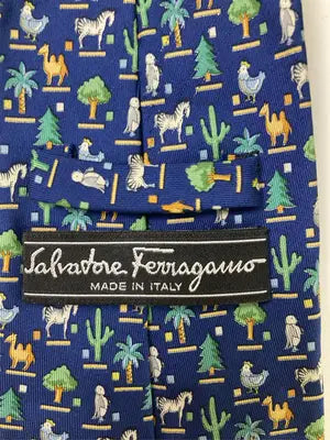 Salvatore Ferragamo/サルヴァトーレフェラガモ/ネクタイ/ファッション雑貨/ネイビー