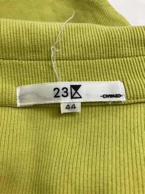 23区/ニジュウサンク/Tシャツ/カットソー/トップス/ライトグリーン/44