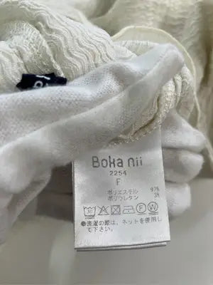 boka nii/ボカニー/Tシャツ/カットソー/トップス/ホワイト/F