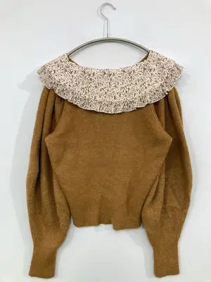 ZARA/ザラ/ニット/セーター/トップス/ブラウン/EUR L