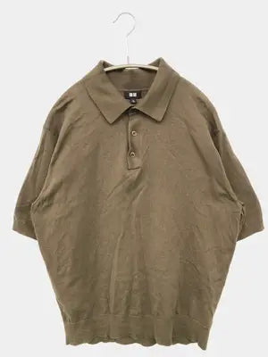 UNIQLO/ユニクロ/ポロシャツ/トップス/ブラウン/M