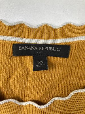BANANA REPUBLIC/バナナリパブリック/ニット/セーター/トップス/イエロー/XS