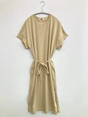 UNIQLO/ユニクロ/ワンピース/ワンピース/ドレス/ベージュ/L