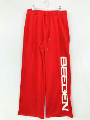 BEEDEN/ジャージ/トラックパンツ/パンツ/レッド/FREE