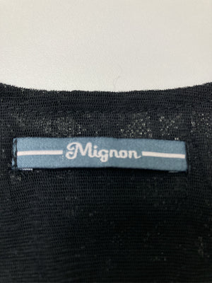 Mignon/ミニョン/ベスト/トップス/ブラック/M