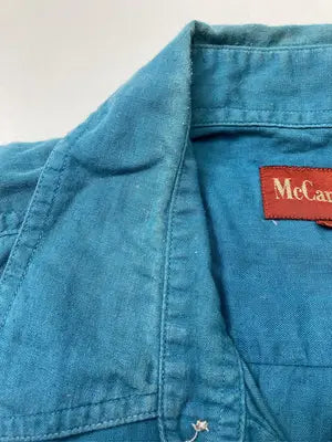 McCampbell/シャツ/ブラウス/トップス/スカイブルー/LARGE