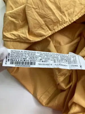 ZARA/ザラ/ワンピース/ワンピース/ドレス/オレンジ/USA M