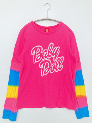BABYDOLL/ベビードール/Tシャツ/カットソー/トップス/ピンク/S