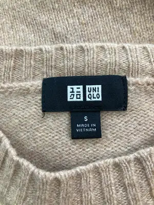 UNIQLO/ユニクロ/ニット/セーター/トップス/ベージュ/S