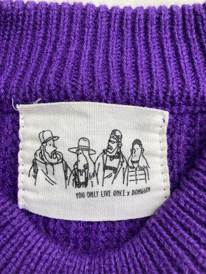 YOU ONLY LIVE ONCE/ニット/セーター/トップス/パープル
