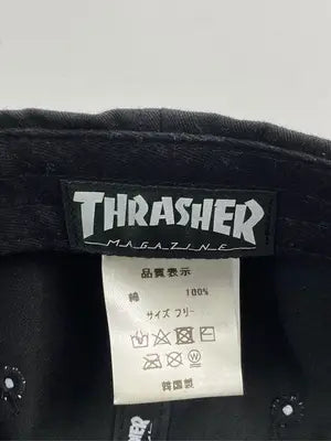 THRASHER/スラッシャー/キャップ/帽子/ブラック/F