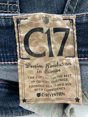 C-SEVENTEEN/シーセブンティーン/デニムパンツ/パンツ/ブルー/30x31
