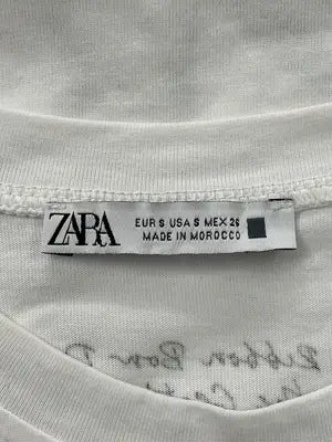 ZARA/ザラ/Tシャツ/カットソー/トップス/ホワイト/S