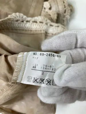 ワンピース/ワンピース/ドレス/ベージュ/M   バスト79～87   身長154～162