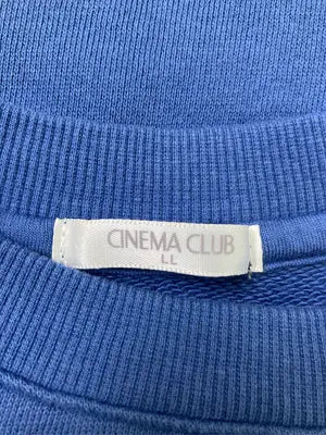 CINEMA CLUB/シネマクラブ/スウェット/トップス/ブルー/LL