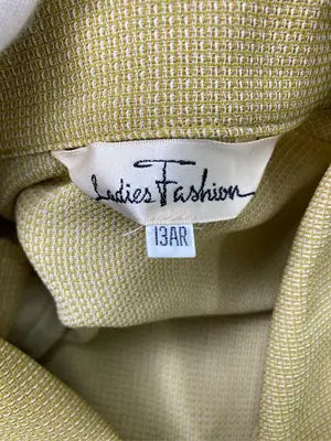 Ladies Fashion/セットアップ/ジャケット/アウター/イエロー/13AR
