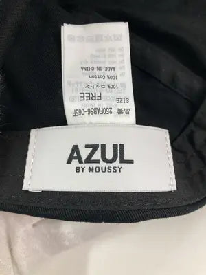 AZUL by MOUSSY/アズールバイマウジー/キャップ/帽子/ブラック/FREE