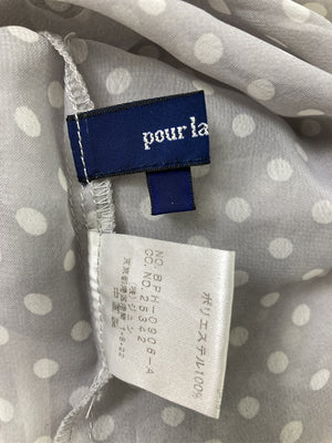pour la frime/シャツ/ブラウス/トップス/グレー/M