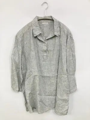 fog linen work./フォグリネンワーク/シャツ/ブラウス/トップス/ブルー