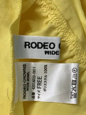 RODEO CROWNS/ロデオクラウンズ/ワンピース/ワンピース/ドレス/イエロー/FREE