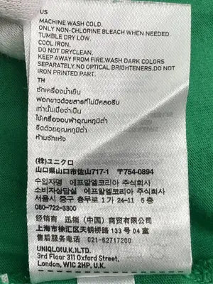 UNIQLO/ユニクロ/Tシャツ/カットソー/トップス/グリーン/M