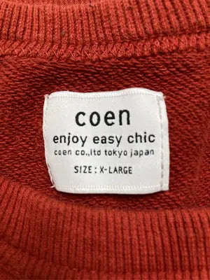 coen/コーエン/その他トップス/トップス/レッド/X-LARGE