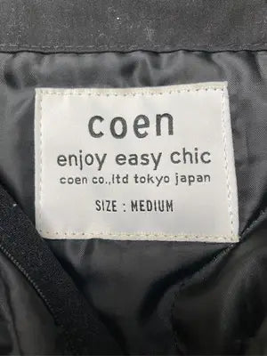 coen/コーエン/ノーカラージャケット/ジャケット/アウター/ブラック/M
